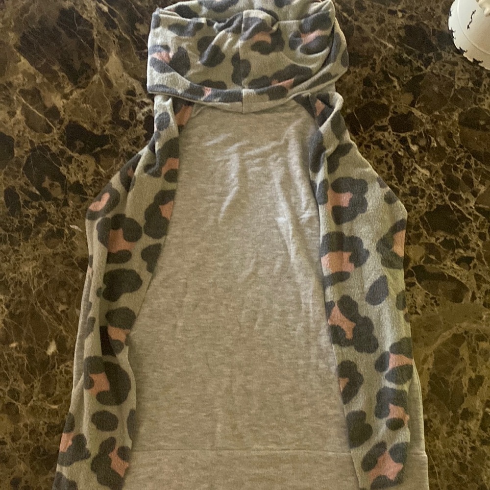 super soft cheetah print sweater
